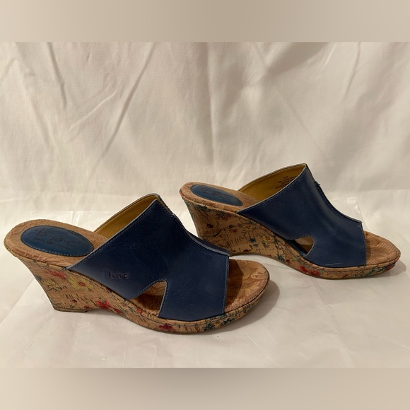 BOC Blue Cork Wedges - Picture 3 of 6